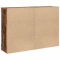 vidaXL Servírovacia skriňa 2 ks Staré drevo 60 x 31 x 84 cm