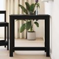 vidaXL Barový stôl 102 x 50 x 103.5 cm Kompozitné drevo Čierny dub