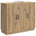 vidaXL Servírovacia skriňa Dub artisan 89 x 34,5 x 77 cm