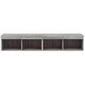 vidaXL TV skrinky s LED svetlami 2 ks sivé sonoma 80x30x30 cm
