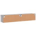 vidaXL TV skrinky s LED svetlami 2 ks sivé sonoma 80x30x30 cm