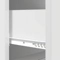 vidaXL Zásuvkový kabinet Biela s vysokým leskom 33 x 34,5 x 87 cm