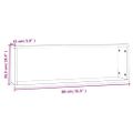vidaXL Kockové police 4 ks dymový dub 80x15x26,5 cm spracované drevo