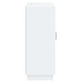 vidaXL Servírovacia skriňa Biela 66 x 34,5 x 87 cm Kompozitné drevo