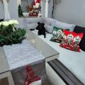 Vianočná dekoratívna obliečka na vankúš 40x40cm Ruhhy 24728, červená