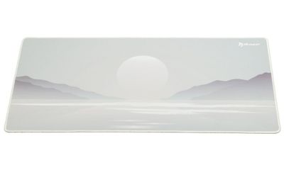 AROZZI ZONA Mousepad XL Frozen Lake/ XL podložka na stůl/ 900x420x4 mm/ voděodolná Podložka pod myš, 900×420×4mm, mikrovlákno, protiskluzová guma, vodeodolná, šedá