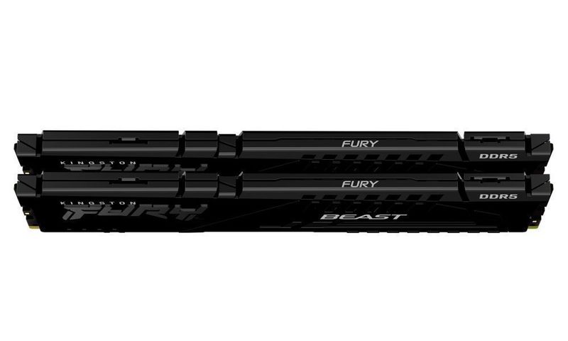Kingston FURY Beast/DDR5/64GB/5200MHz/CL40/2x32GB/Black Operačná pamäť, DDR5, 64GB (2x 32GB kit), 5200MHz, DIMM, CL40