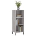 vidaXL Komoda sivý dub sonoma 34,5x32,5x90 cm kompozitné drevo