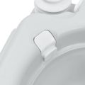 vidaXL Kempingové WC Šedý a biely 41,5 x 36,5 x 42 cm Polyetylén