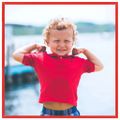 vidaXL Fotorámiky na stenu alebo stôl 5 ks červené 40x40 cm MDF