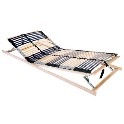 vidaXL Lamelový rošt Hnedá 80 x 190 cm Masívne bukové drevo