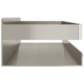 vidaXL Sprchová polica 30x10x6 cm, brúsená, nehrdzavejúca oceľ 304