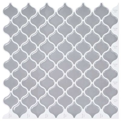 vidaXL Dlažba Lanturn 20 pcs Sivá 27 x 27 cm Polyuretán a PET