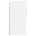 vidaXL TV skrinky s LED svetlami 2 ks biele 40,5x30x60 cm
