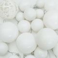 vidaXL Súprava vianočných ozdôb 61 ks 150 LED Teplá biela Ø 6 cm