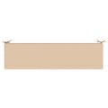 vidaXL Vankúš na lavičku SOEST 100% polyester Krémová 140 x 40 x 8 cm