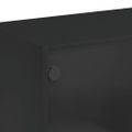 vidaXL Komoda čierna 102x37x75,5 cm kompozitné drevo