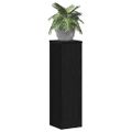 vidaXL Stojan na rastliny 2 ks Čierny dub 17 x 17 x 60 cm