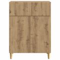 vidaXL Servírovacia skriňa Dub artisan 66 x 34,5 x 90 cm
