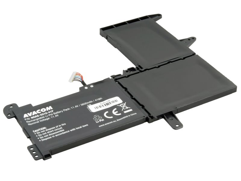 Batéria AVACOM pre Asus VivoBook X510 S510 Li-Pol 11,4 V 3600mAh 41Wh