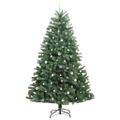 vidaXL Umelý Sklápací Vianočný Stromček Zelená 240 cm PVC a kov