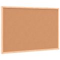 vidaXL Magnetická biela tabuľa s rámom z masívneho borovicového dreva 60x40 cm