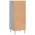 vidaXL Komoda sivý dub sonoma 34,5x32,5x90 cm kompozitné drevo