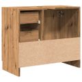 vidaXL Umývadlová skrinka dub artisan 63x30x54 cm kompozitné drevo
