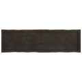 vidaXL Stolová doska tmavohnedá 140x40x(2-4)cm ošetrený masív hrany