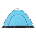 vidaXL Kempingový stan pre 4 osoby modrý rýchloupínací