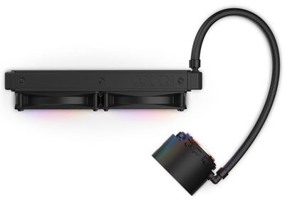 NZXT vodný chladič Kraken 240 ELITE RGB / 2×120mm RGB fan / 4-pin PWM / LCD disp. / 6 rokov Vodný chladic, pre CPU, pre Intel i AMD, LCD displej, 2× 120 mm ventilátor, socket 1700, 1200, 115x, AM5, AM4, 4pin PWM, RGB, 6 rokov