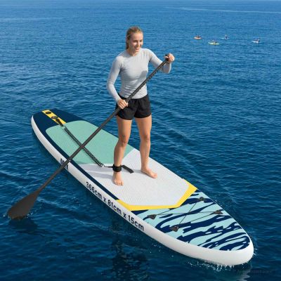 vidaXL Inflatovateľná paddle board APEX 366 x 81 x 15 cm Modrá pre