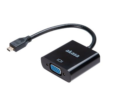 AKASA - Micro HDMI na VGA prevodník