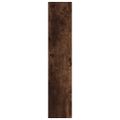 vidaXL Nástenná polica dymový dub 90x16x78 cm spracované drevo