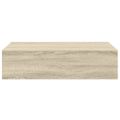 vidaXL Zásuvkové police nástenné 2 ks dubové 40x23,5x10 cm MDF