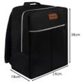Cestovný batoh do lietadla 17 l čierny + kozmetická taška Trizand 23734, 38x 24x18cm Cestovný batoh do letadla 17 l čierny + kosmetická taška Trizand 23734,  38x 24x18cm