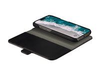 Pouzdro s klopou pro mobilní telefon - polyuretan (PU), plast - černá - pro Apple iPhone 15 Pro Max