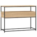 vidaXL Konzolový stolík dub sonoma 100x40x75 cm kompozitné drevo