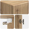 vidaXL Nástenná skrinka 33 x 34,5 x 90 cm Kompozitné drevo Dub artisan