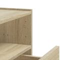 vidaXL Nástenný nočný stolík dub sonoma 45x30x35 cm