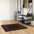 vidaXL Behúň MARSA Čierna 100 x 100 cm Polyester a PVC