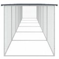 vidaXL Klietka pre kurčatá strecha antracitová 603x98x90 cm poz. oceľ