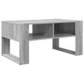 vidaXL Konferenčný stolík Sivý Sonoma 92 x 53 x 45 cm Kompozitné drevo
