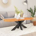vidaXL Stolová doska 90x40x2,5 cm oválna masívna akácia