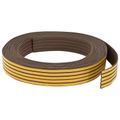 vidaXL Samolepiaca tesniaca páska na okno Hnedá 8 x 2 mm 25 m