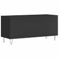 vidaXL Skrinka na platne čierna 100x38x48 cm kompozitné drevo