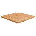 vidaXL Štvorcová stolová doska bledohnedá 60x60x2,5cm lakovaný dub