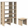 vidaXL Skriňa na topánky 2 ks 62 x 35 x 100 cm Kompozitné drevo