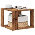 vidaXL konferenčný stolík Old Wood 40x40x30 cm Konštrukčné drevo