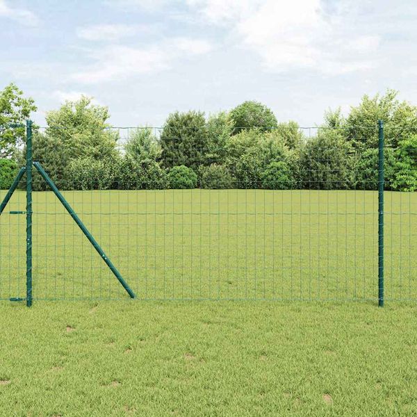 vidaXL Pevný kovaný drôtový plot 10 x 1,2 m (Š x V)